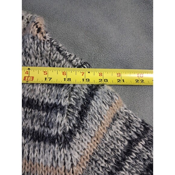 👚 Rachel Rachel Roy Women’s Knit Cardigan Sweater Multicolor Gray Tan Black M - Picture 9 of 12